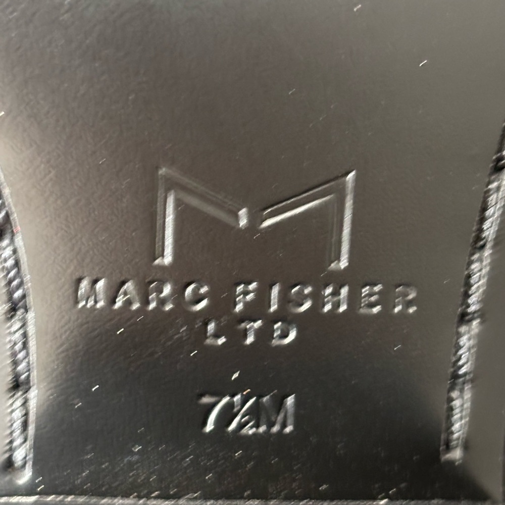 Marc Fisher Black Suede Long boots - Picture 5 of 8